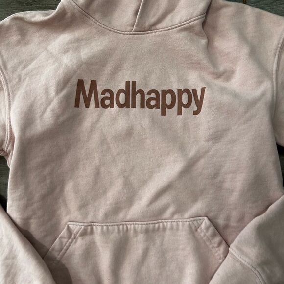 Madhappy Classics Light Pastel Pink Logo Hoodie French Terry - Picture 3 of 8
